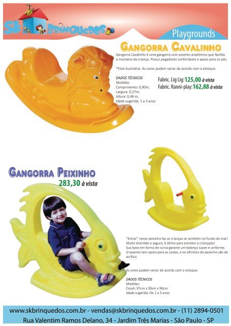 Catalogo SK Brinquedos