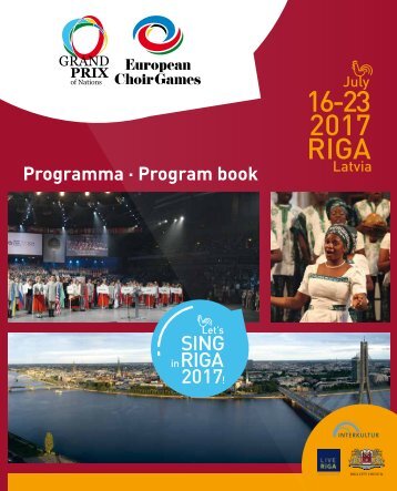 European Choir Games 2017 - Program Book