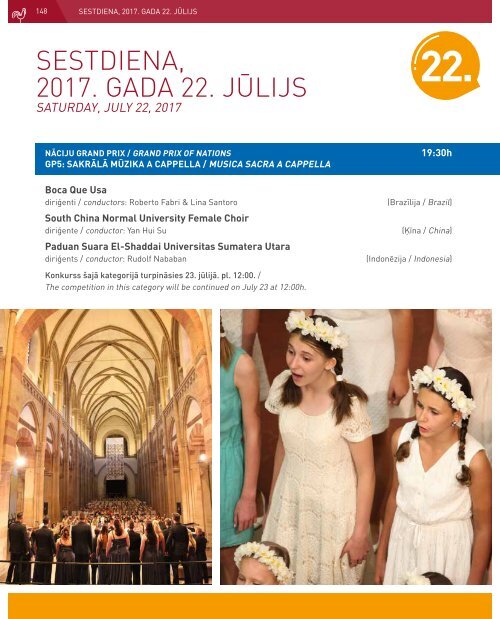 European Choir Games 2017 - Program Book