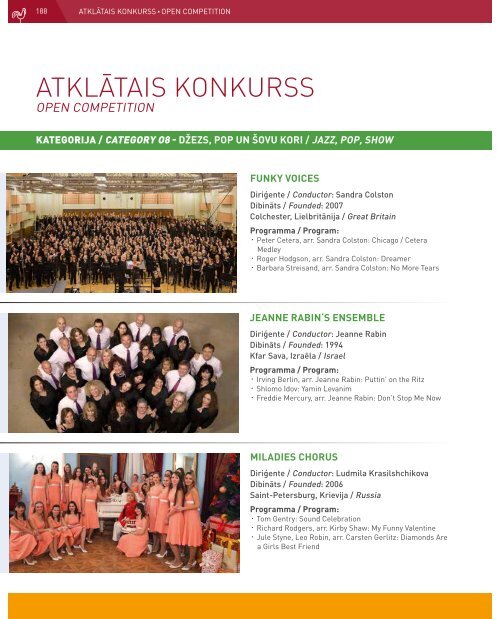 European Choir Games 2017 - Program Book