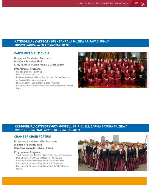 European Choir Games 2017 - Program Book