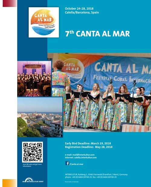 European Choir Games 2017 - Program Book