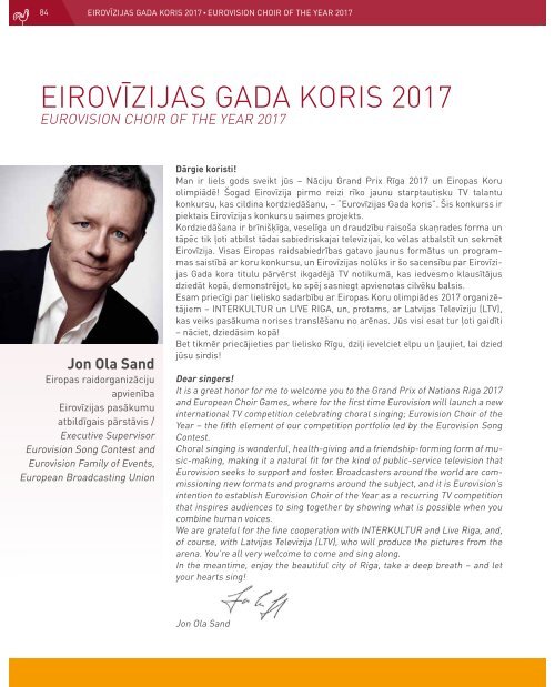 European Choir Games 2017 - Program Book