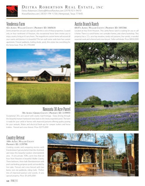 Texas LAND Spring 2013