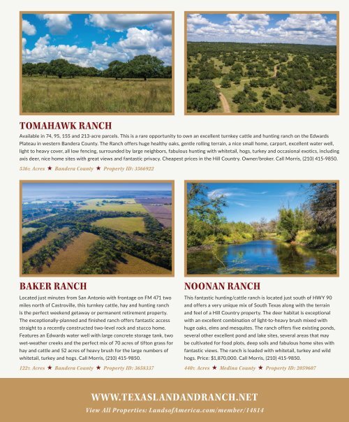 Texas LAND Summer 2017