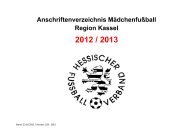 Ansprechpartner Mädchenfußball Altersklasse Name Adresse E ...