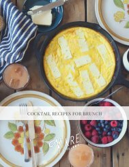 Cocktail Recipes for Brunch by Vikre Distillery