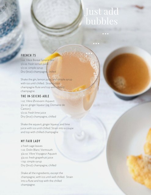 Cocktail Recipes for Brunch by Vikre Distillery