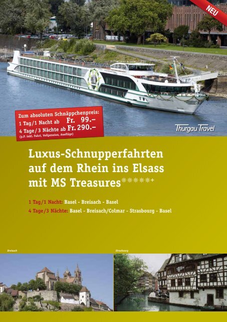 Luxus-Schnupperfahrten auf dem Rhein ins Elsass mit MS ...