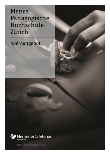 Apéroangebot_1210 - Mensa Pädagogische Hochschule Zürich ...