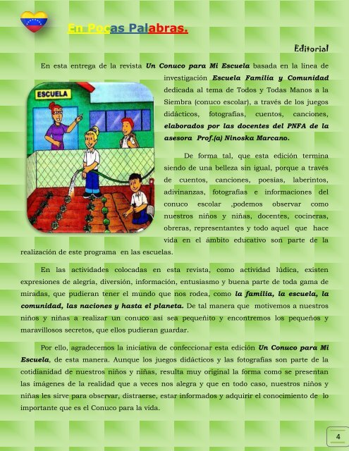 REVISTA UN HUERTO PARA MI ESCUELA-PNFA