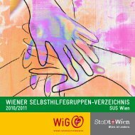 wiener selbsthilfegruppen-verzeichnis - Wiener Gesundheitsförderung