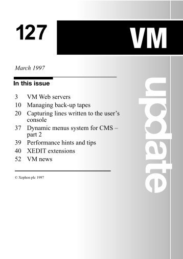 VM Web servers - CBT Tape