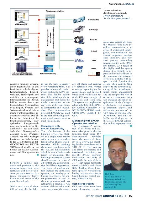 Journal - BACnet Interest Group Europe eV