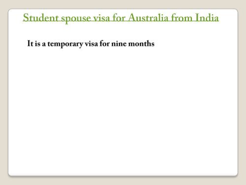 Student Spouse Visa For Australia From India student-spouse-visa-for-australia-from-india