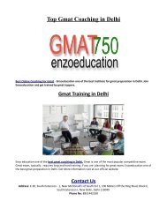 Best Online Coaching For Gmat