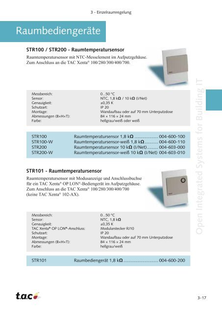 Open Integrated Systems for Building IT