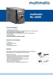 multimatic ML-1000I