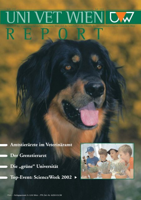 Uni Vet Wien Report 2/2002 - VET-MAGAZIN.com