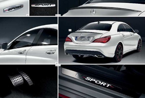 Les accessoires d’origine pour les CLA Coupé et Shooting Brake.