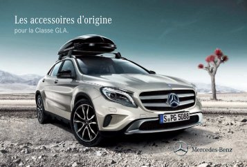 Les accessoires d´origine pour la Classe GLA