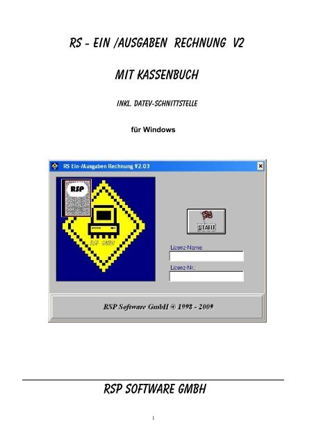 Ein Ausgaben Rechnung V2 Mit Kassenbuch Inkl Datev Rs Office