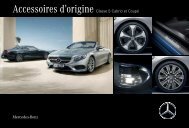 Accessoires d´origine Classe S Cabrio et Coupé