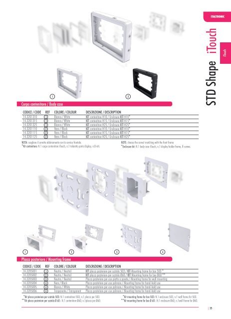 italtronic itouch