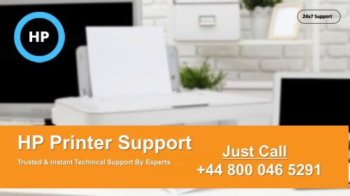 How to Setup HP wireless Printer - +44-800-046-5291 Support Desk  