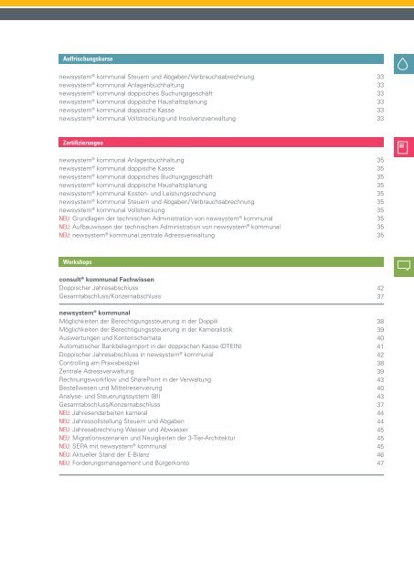 Seminare 2013 - Infoma Software Consulting GmbH