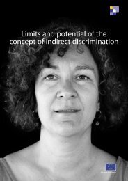 Limits and potential of the concept of indirect discrimination