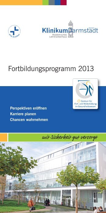 Fortbildungsprogramm 2013 - Klinikum Darmstadt