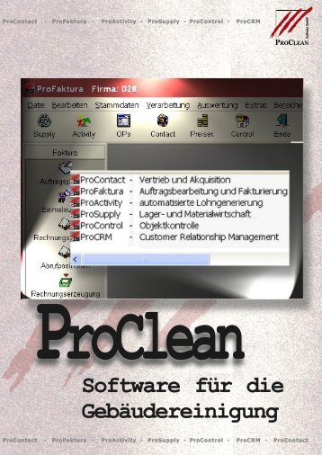 Complett Prospekt.cdr - ProClean Software GmbH