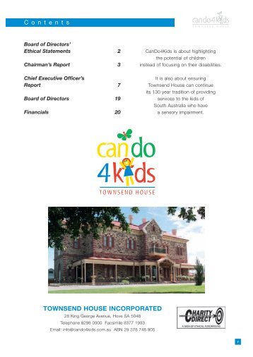 Ways you can support the Children of South Australia - CanDo4Kids