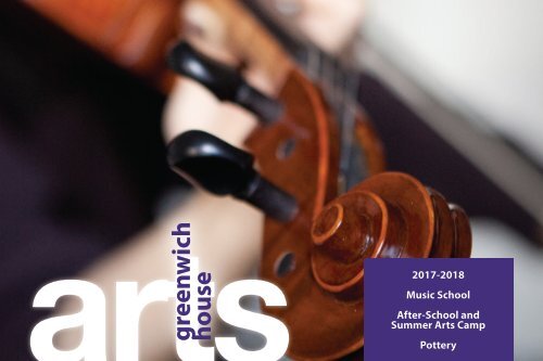 Greenwich House Music School Arts Catalog 2017-2018