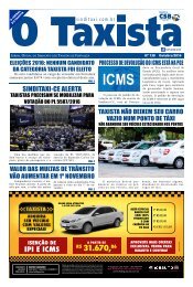 JORNAL DO TAXISTA - EDIÇÃO 138