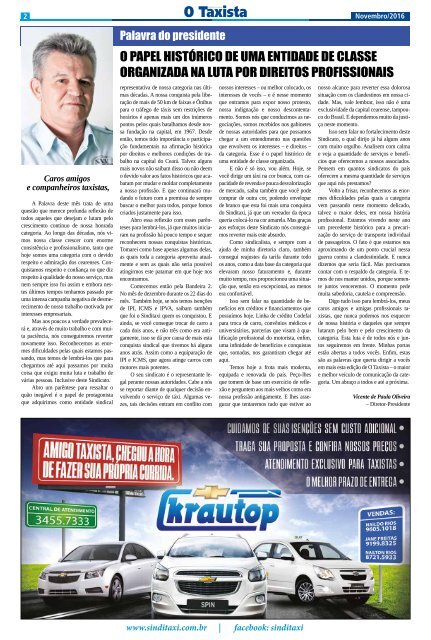 JORNAL DO TAXISTA - EDIÇÃO 139