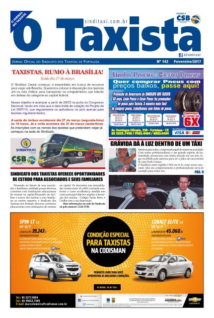 JORNAL DO TAXISTA - EDIÇÃO 142