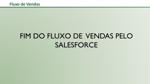 VR - Treinamento Salesforce Fluxo de Vendas Básico