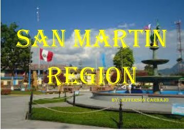 Tourist Places San Martin BY JEFFERSON