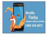 Mozilla firefox technical support number 1800-358-0071