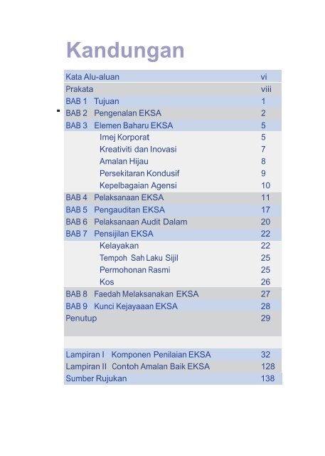 Panduan Pelaksanaan EKSA (MAMPU)