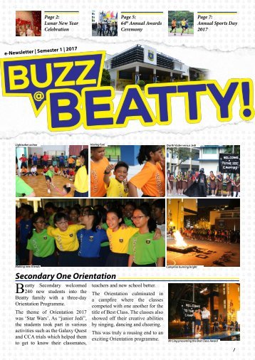 Buzz At Beatty! E-Newsletter - Semester 1