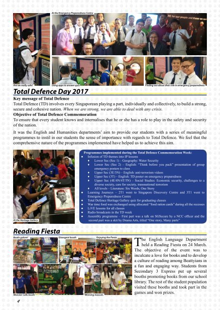 Buzz At Beatty! E-Newsletter - Semester 1