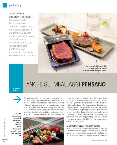 Tecnologie alimentari 4 maggio 2017