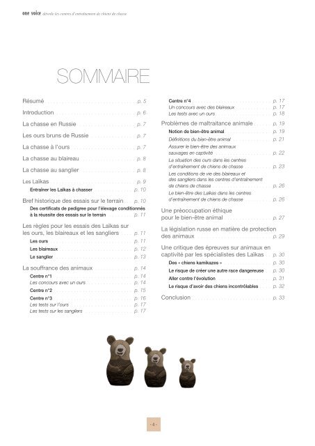 Rapport Ours Russie