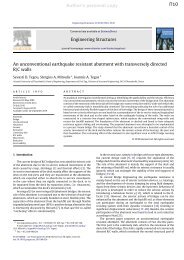 10 An unconventional earthquake ...versely directed RC walls