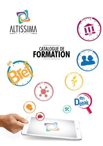 ALTISSIMA GROUP_CATALOGUE DE FORMATION E-LEARNING SUR ETAGERE