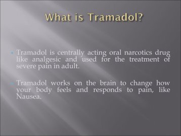 Buy Tramadol Online Easily and Get your Pain Relief Medicine at Your Doorstep!