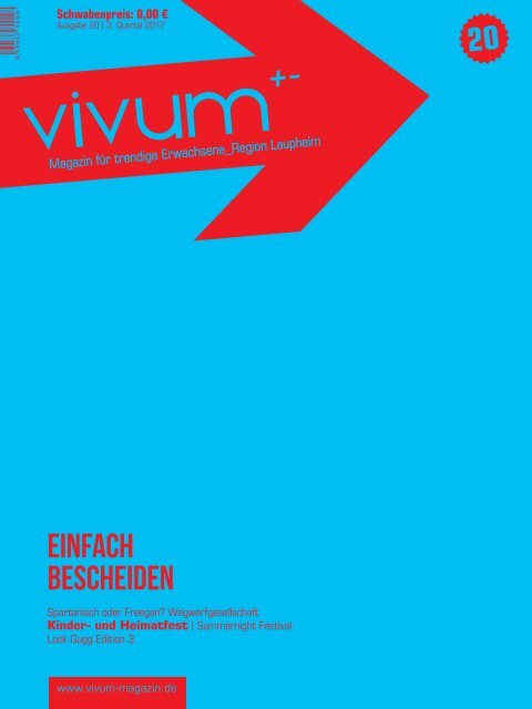 Vivum 20 | EINFACH BESCHEIDEN